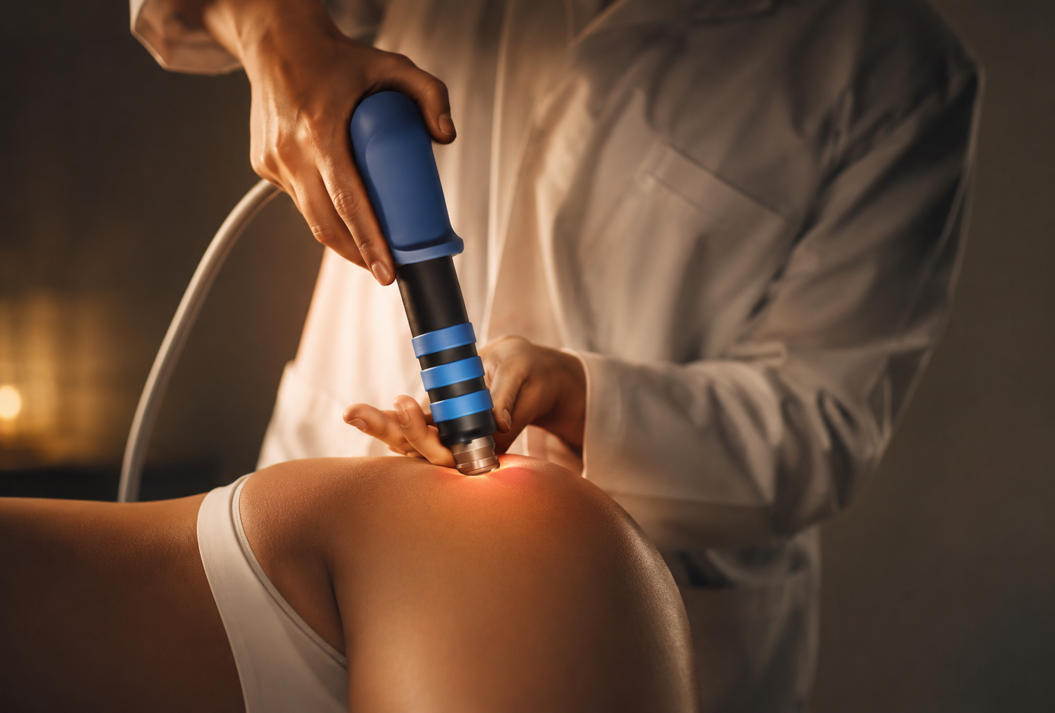 Terapia por ondas de choque em consultório